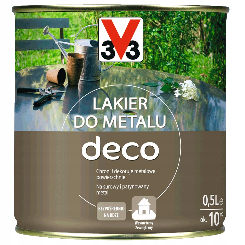 

Lakier Do Metalu V33 Deco Bezbarwny Satyna 0,5L