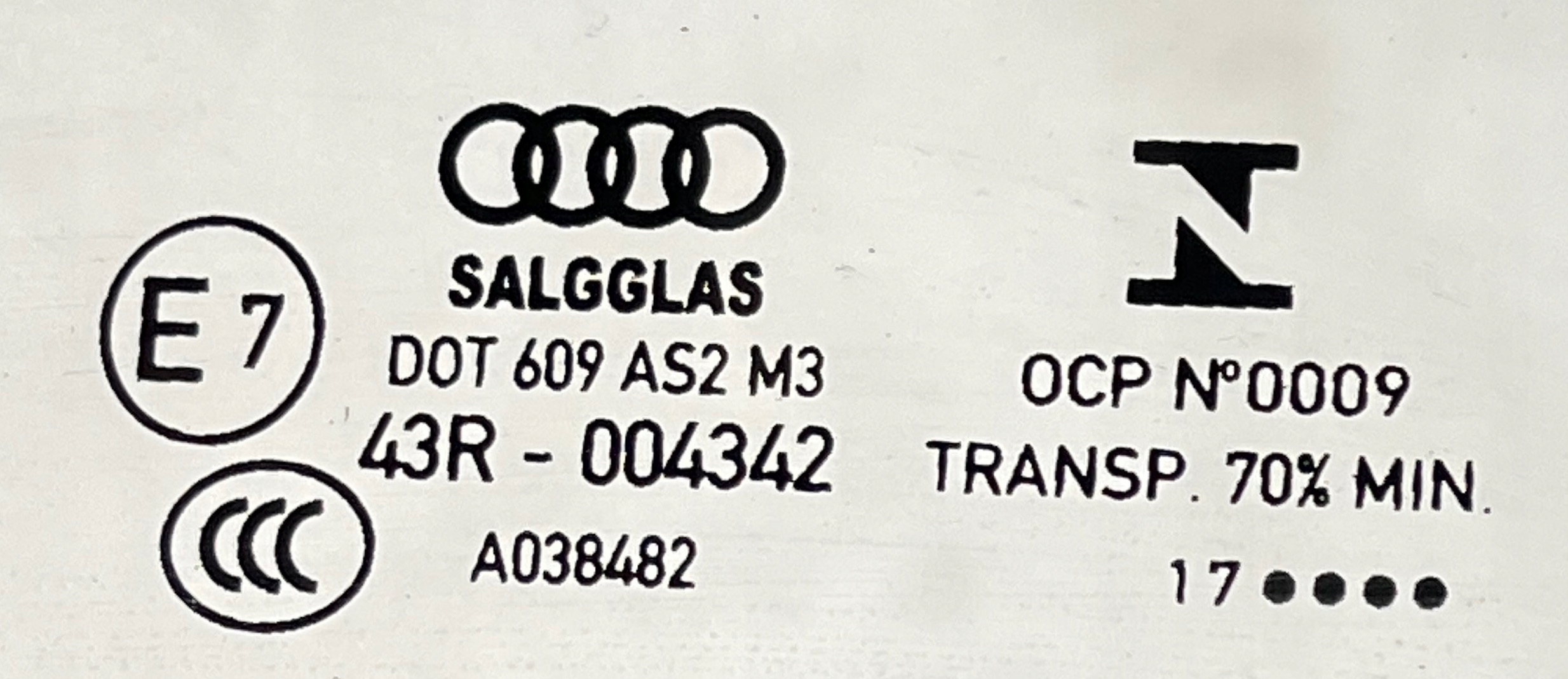 AUDI TT III 8S CABRIO tetö ABLAK hátso far 2017