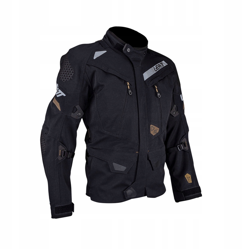 Textilná Motocyklová Bunda Leatt Adv Dritour 7.5 Stealth Black Grey XL