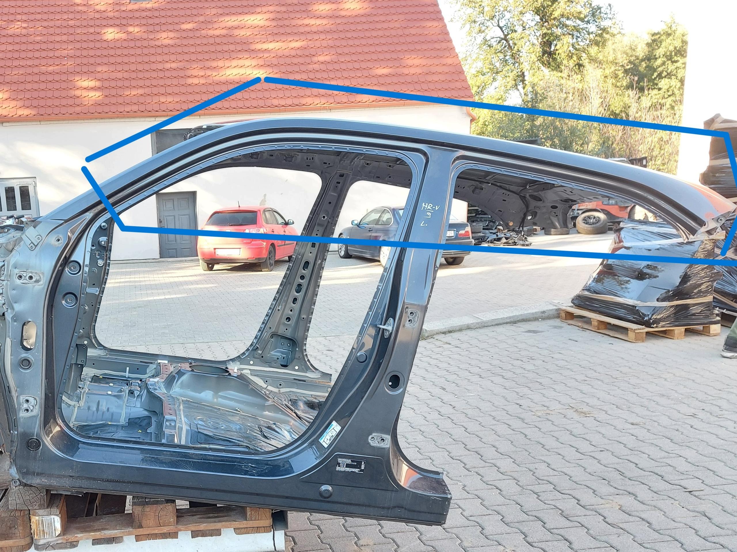 Honda HR-V III eHEV dach blende abdeckung plat dach original grau nh904m