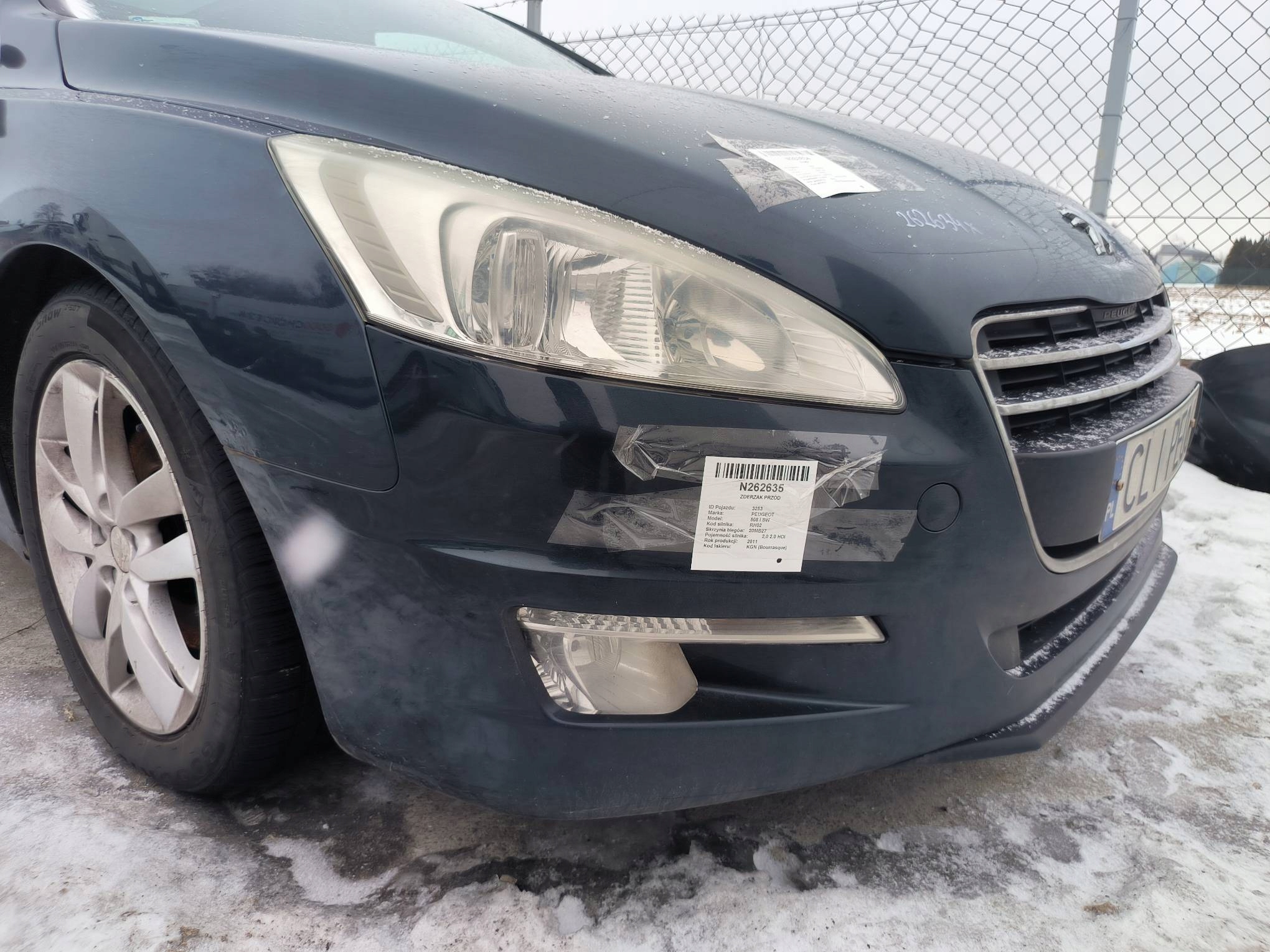 Paraurti Anteriore KGN PEUGEOT 508 e SW