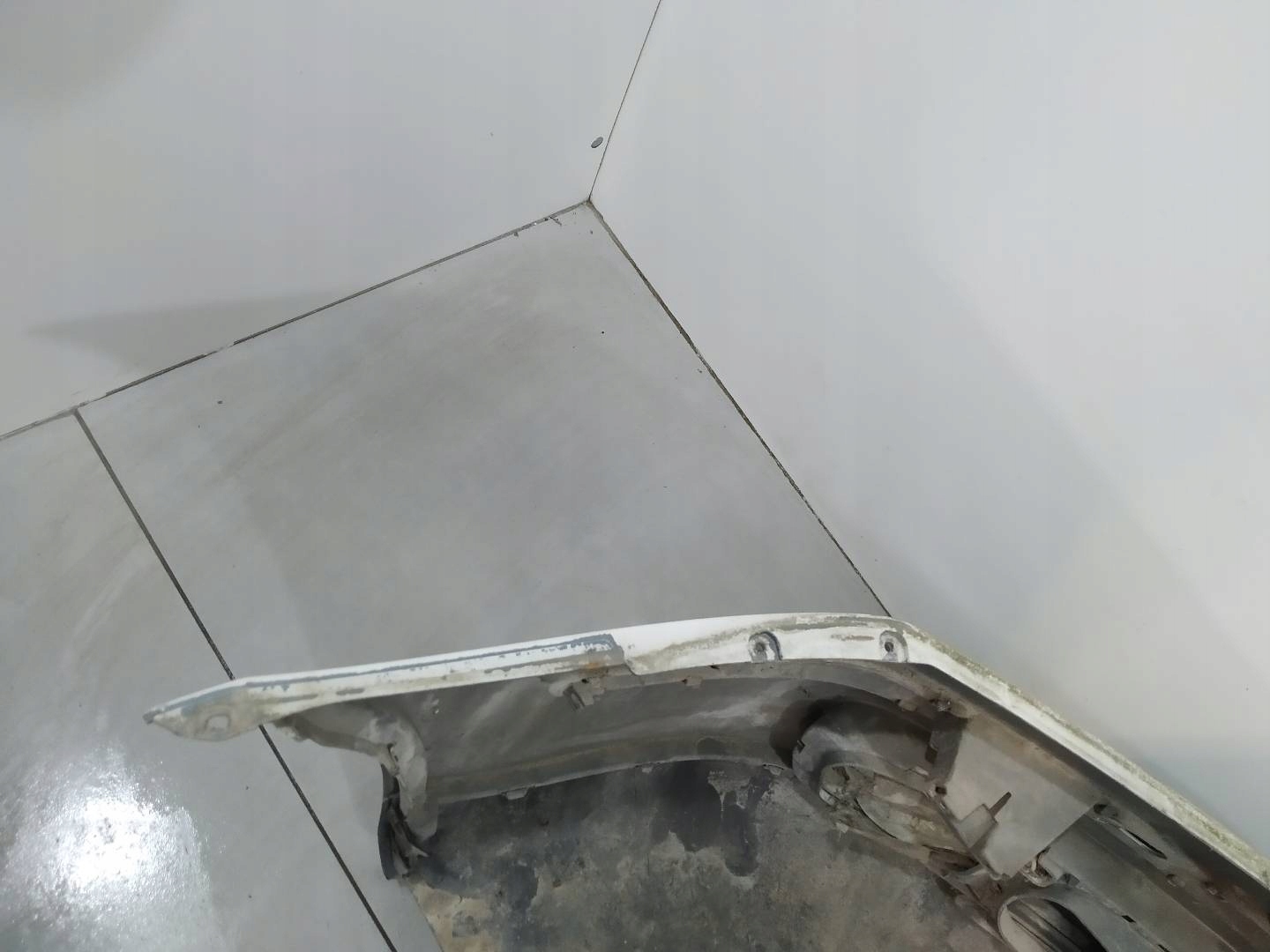 bumper front BIALY before LIFT Skoda Octavia II (2004-2013)