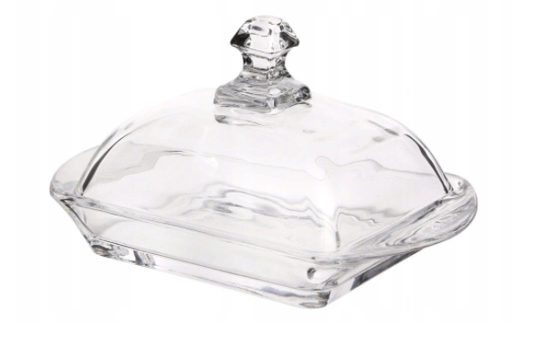 

Maselnica Szklana Z Pokrywką Pojemnik Na Masło