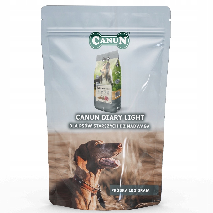 Levně Vzorek Krmivo Pro Psa Canun Dog terra light 100g