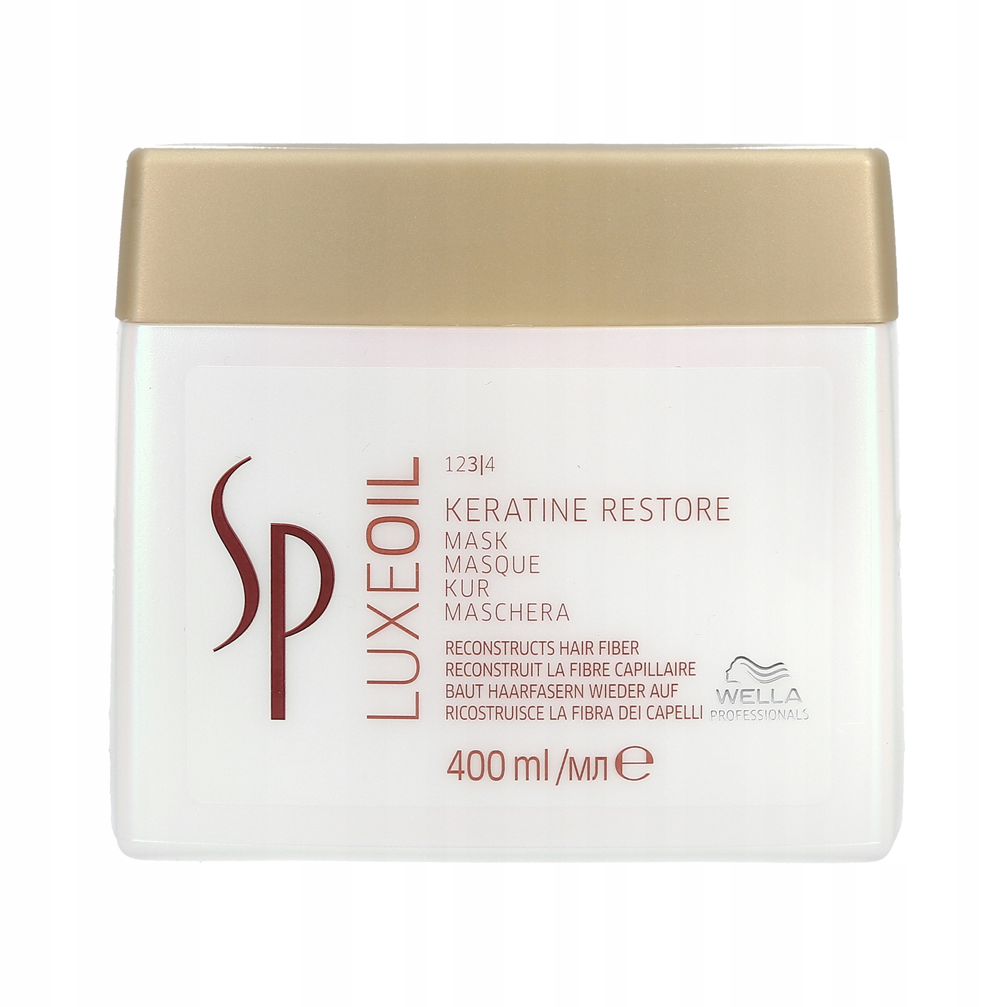 WELLA SP LUXE OIL MASKA KERATIN RESTORE 400ML