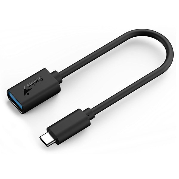 Adapter z Usb-c na Usb 3.0 F, czarny, Genius