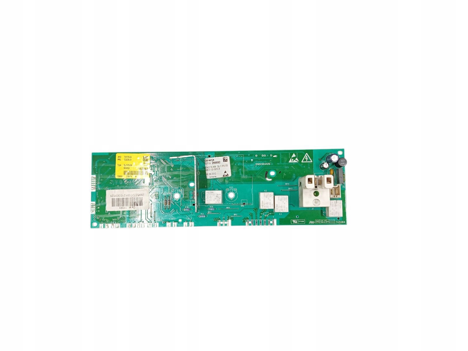 Moduł sterujący pralki Gorenje 299592 #8633574