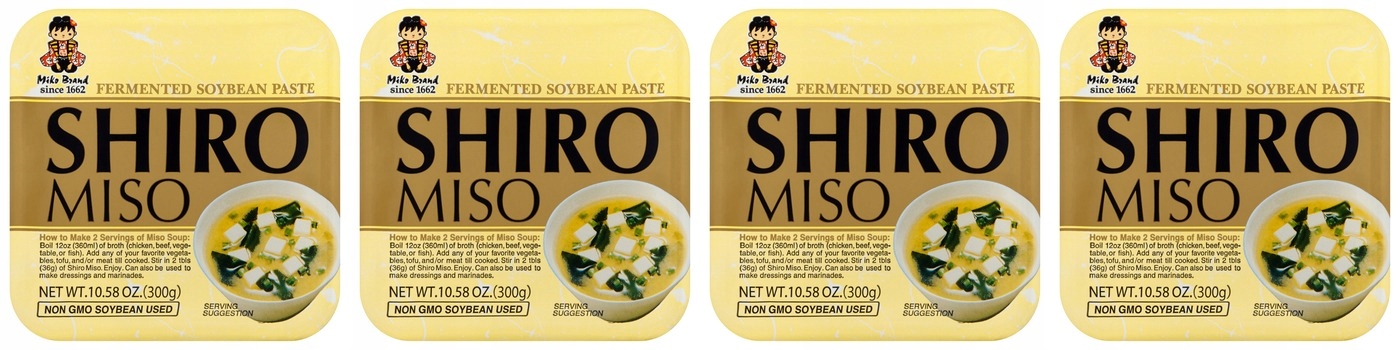 4x 300g Mj miso shiro pasta
