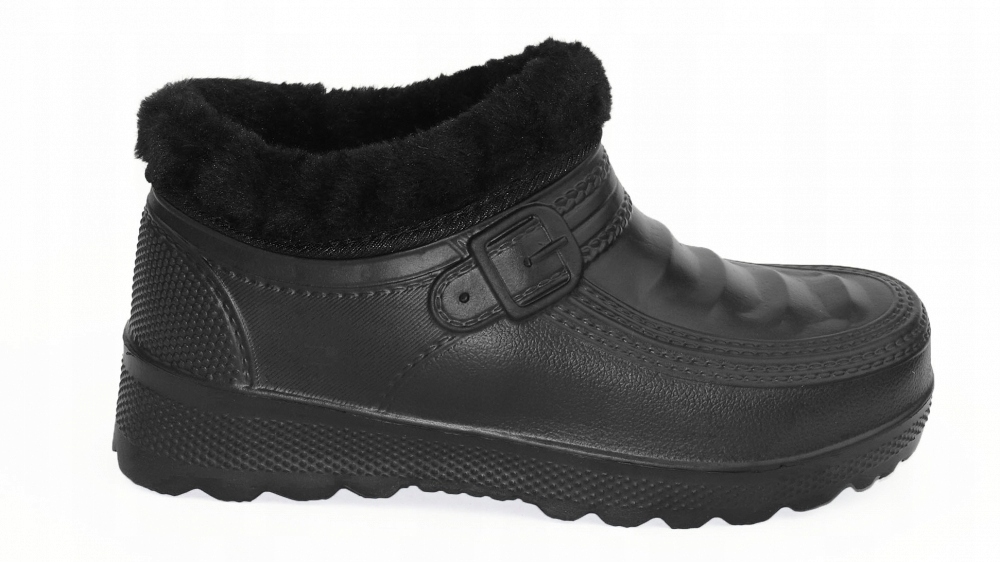 KALOSZE OCIEPLANE MĘSKIE ZIMOWE LEKKIE KNF-1 Marka inna