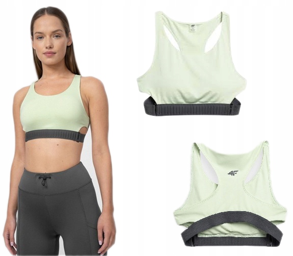 Biustonosz sportowy 4F do biegania fitness trening L