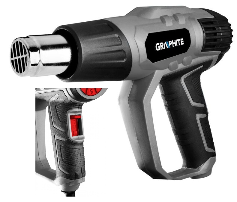 Graphite Horkovzdušná Pistole 2000W kufr 59G526