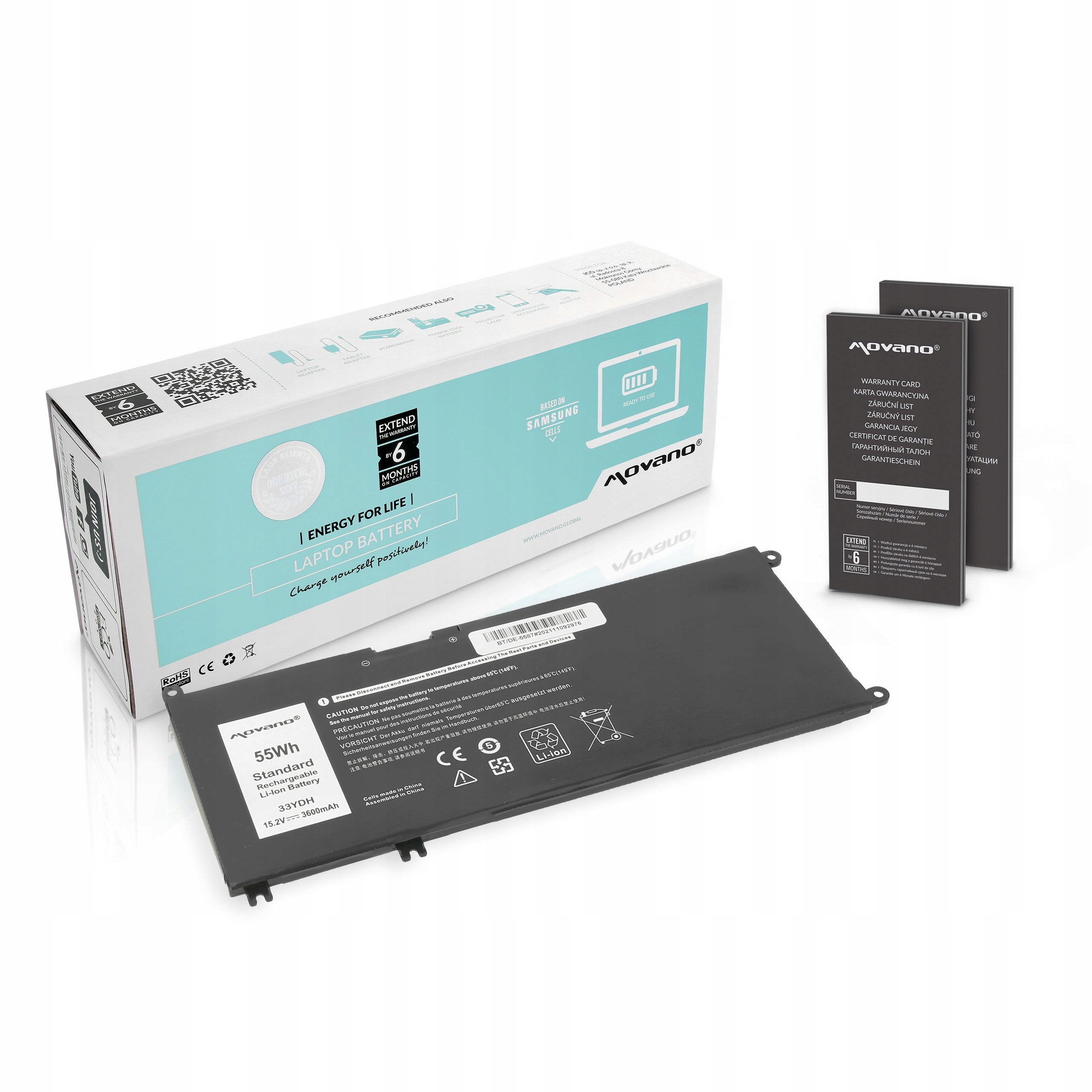 Batéria Movano pre Dell Inspiron 15 5587, 7588