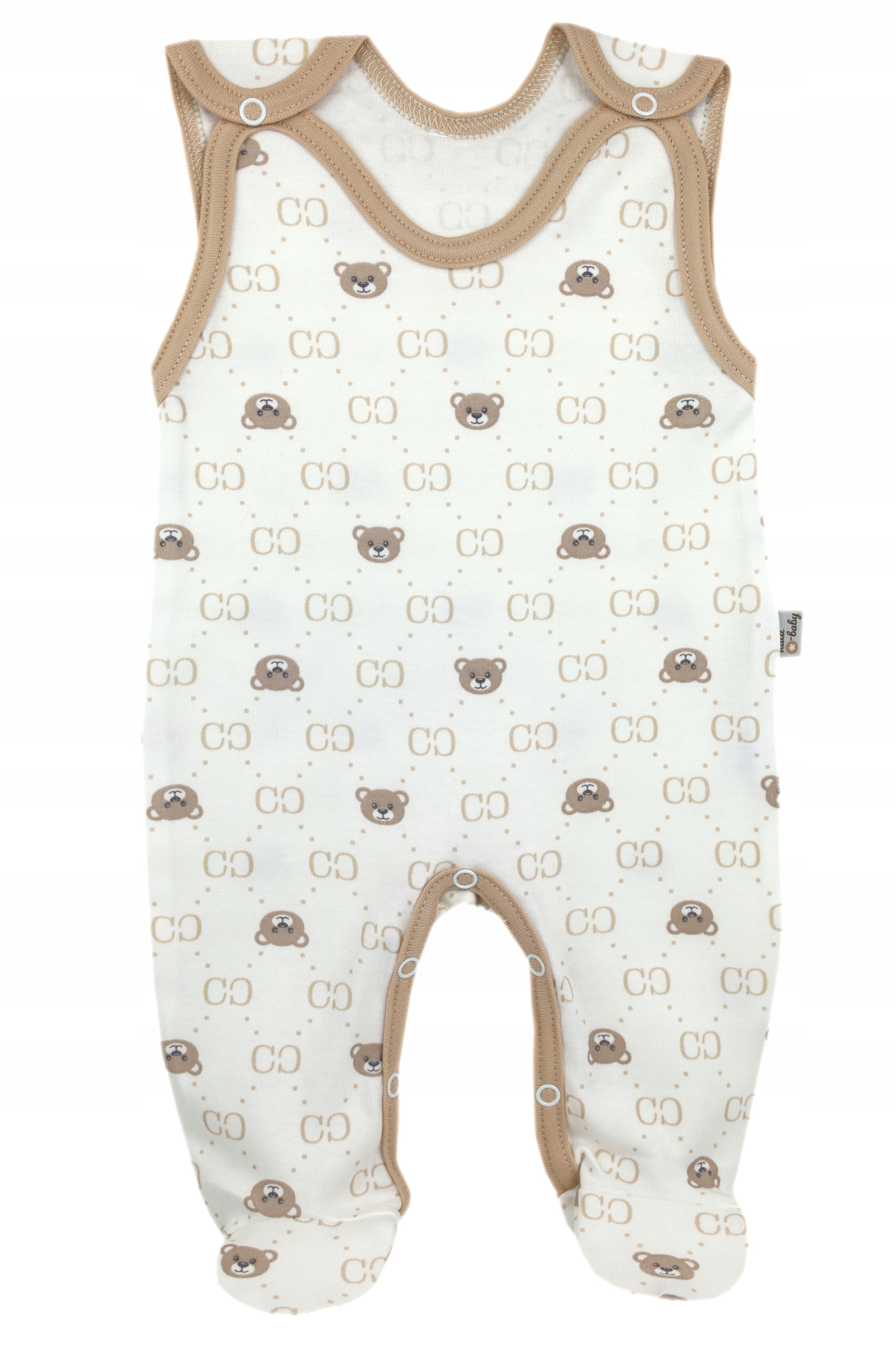 ŚPIOCHY NIEMOWLĘCE ŚPIOSZKI BAWEŁNIANE ROZPINANE r.62 BABY BEAR /53/ Kod producenta 561/53/62