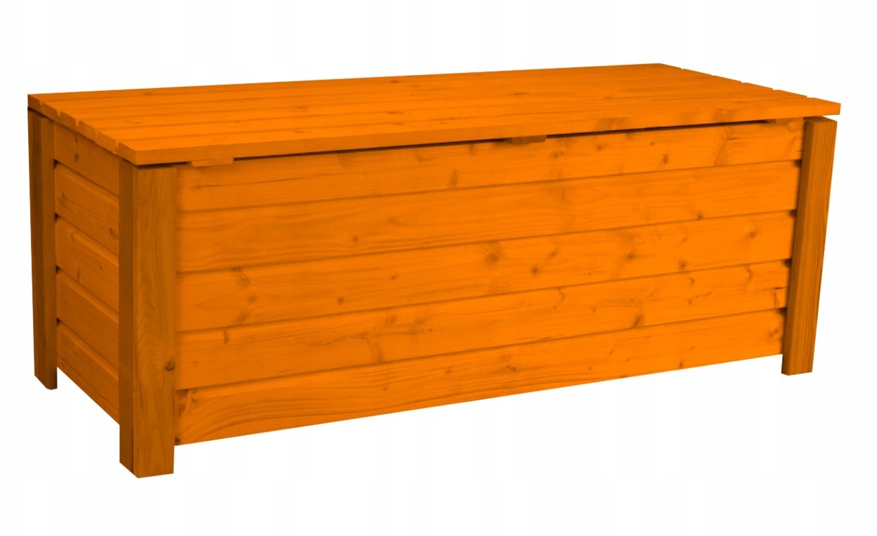 

Skrzynia Drewniana z pokrywą Kufer na zabawki 120c