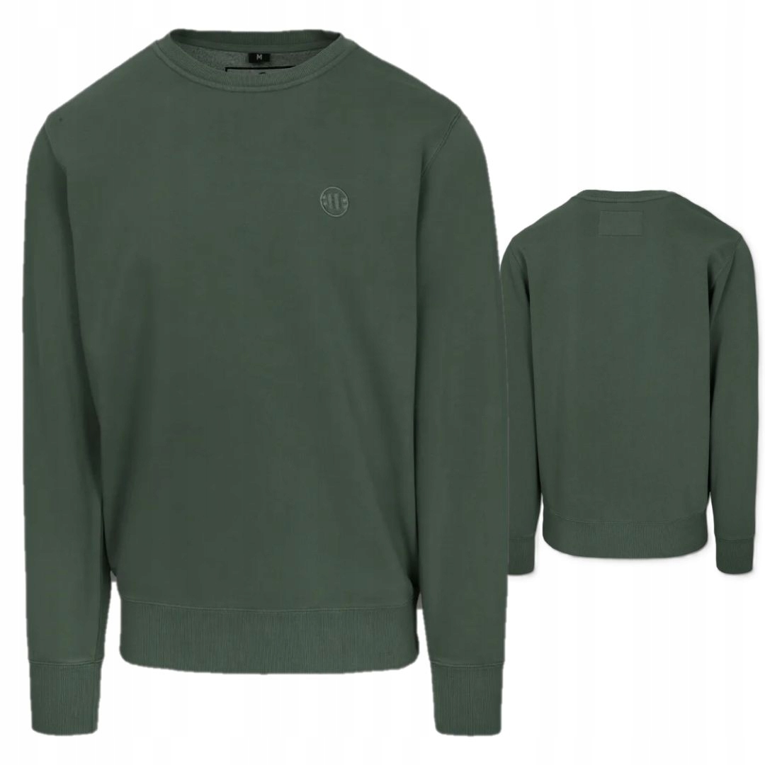 Pitbull West Coast Pánská Mikina Bez Kapuce Lancaster II Zelená XXL