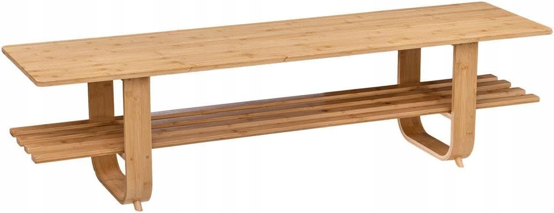 Bambusový stolek pod televizi 140x38x36 cm Hoca