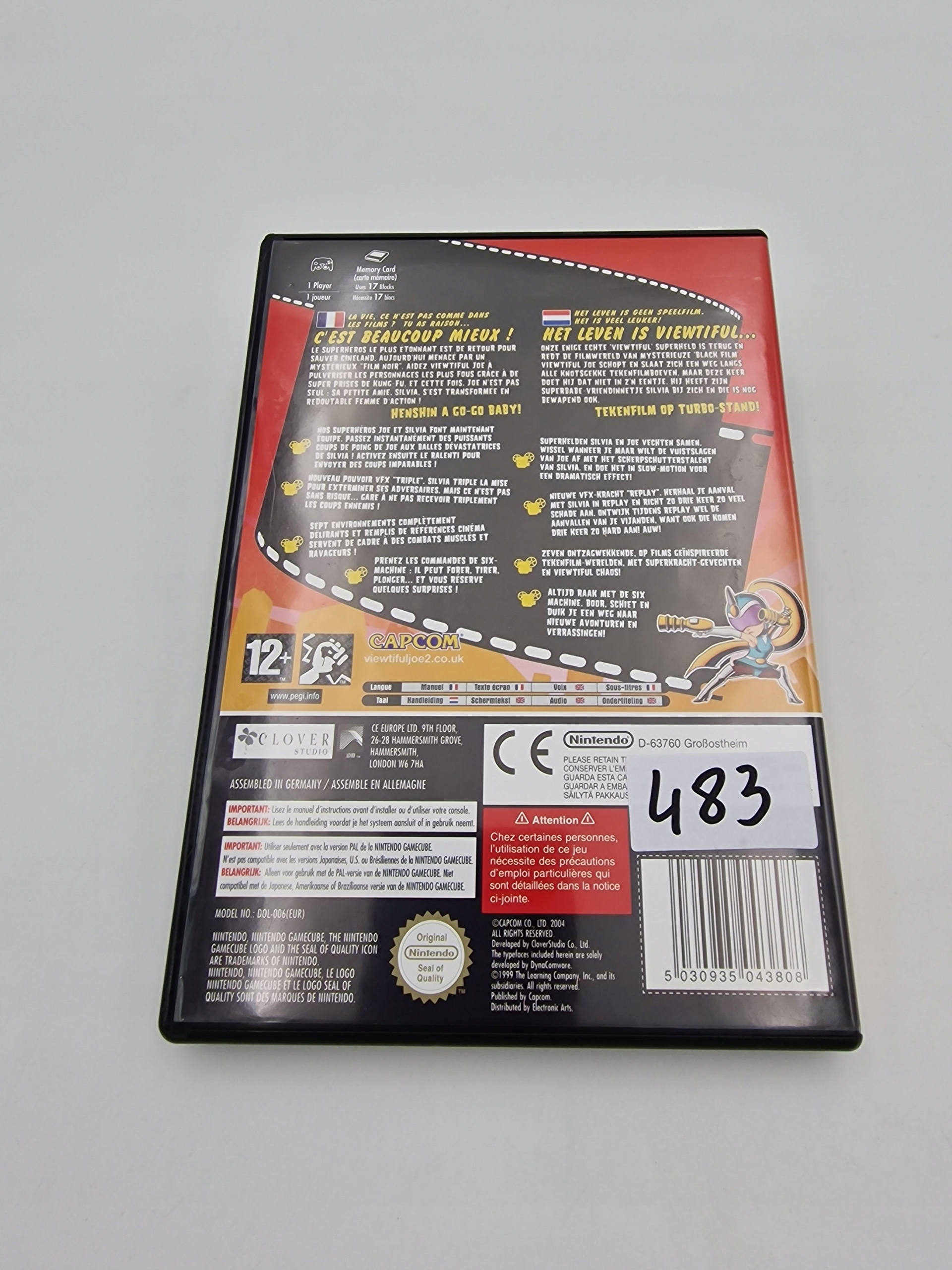 NINTENDO GAMECUBE VIEWTIFUL JOE 2 Platforma Nintendo GameCube