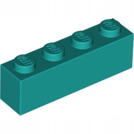 

Lego Klocek 1x4 Ciemny Turkusowy (3010/6217660)