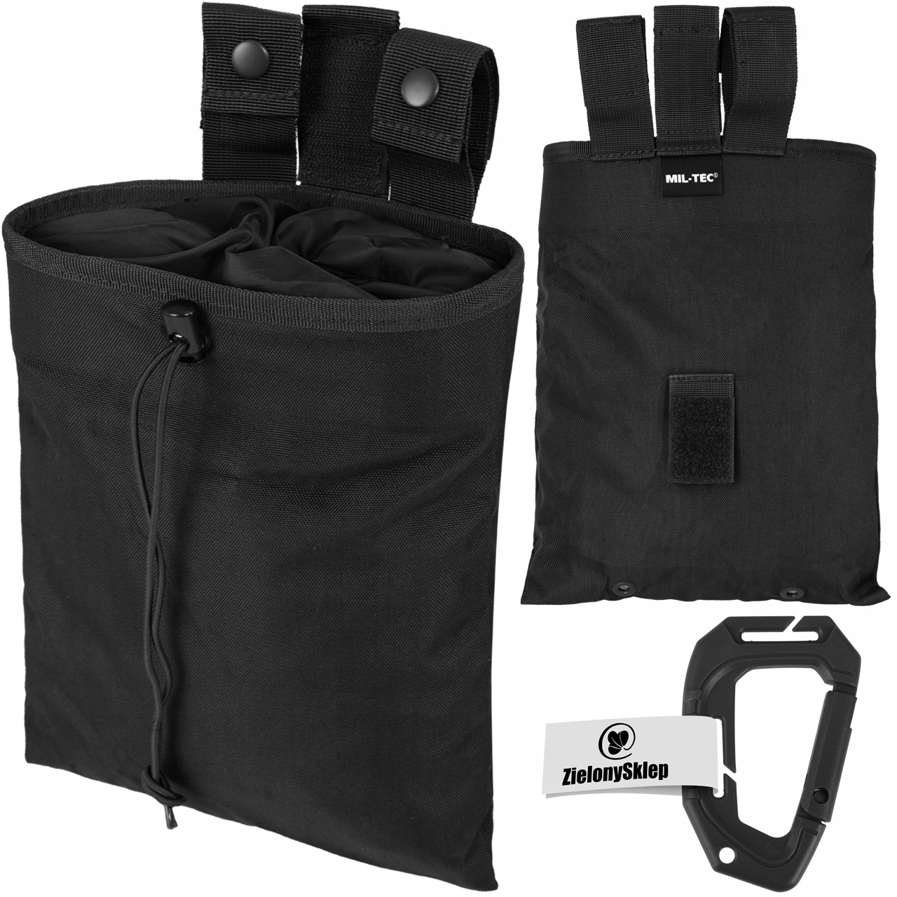 Torba zrzutowa na magazynki Zasobnik Ładownica Mil-tec Molle Czarna +gr.