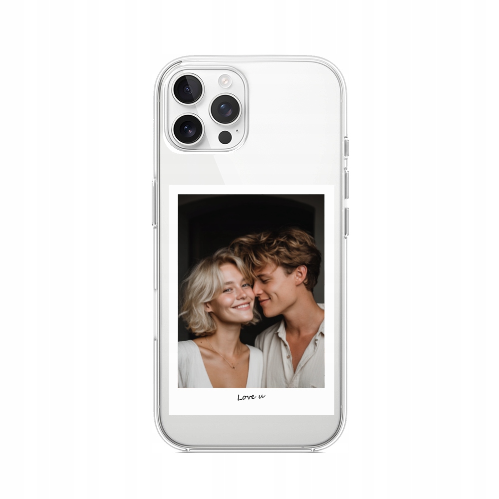 Etui do iPhone 12 Pro personalizowane, Polaroid z własnym zdjęciem