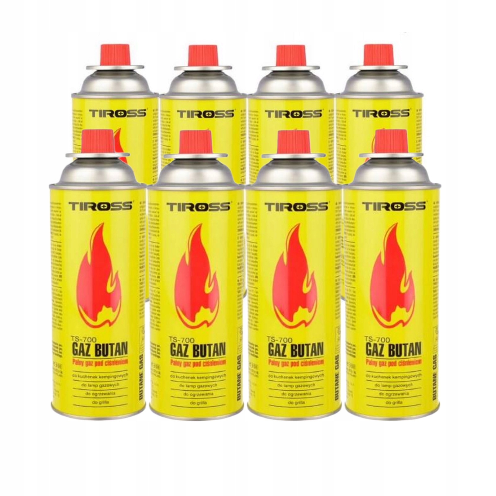 

Gaz Kartusz Nabój Tiross 400ml 8 szt