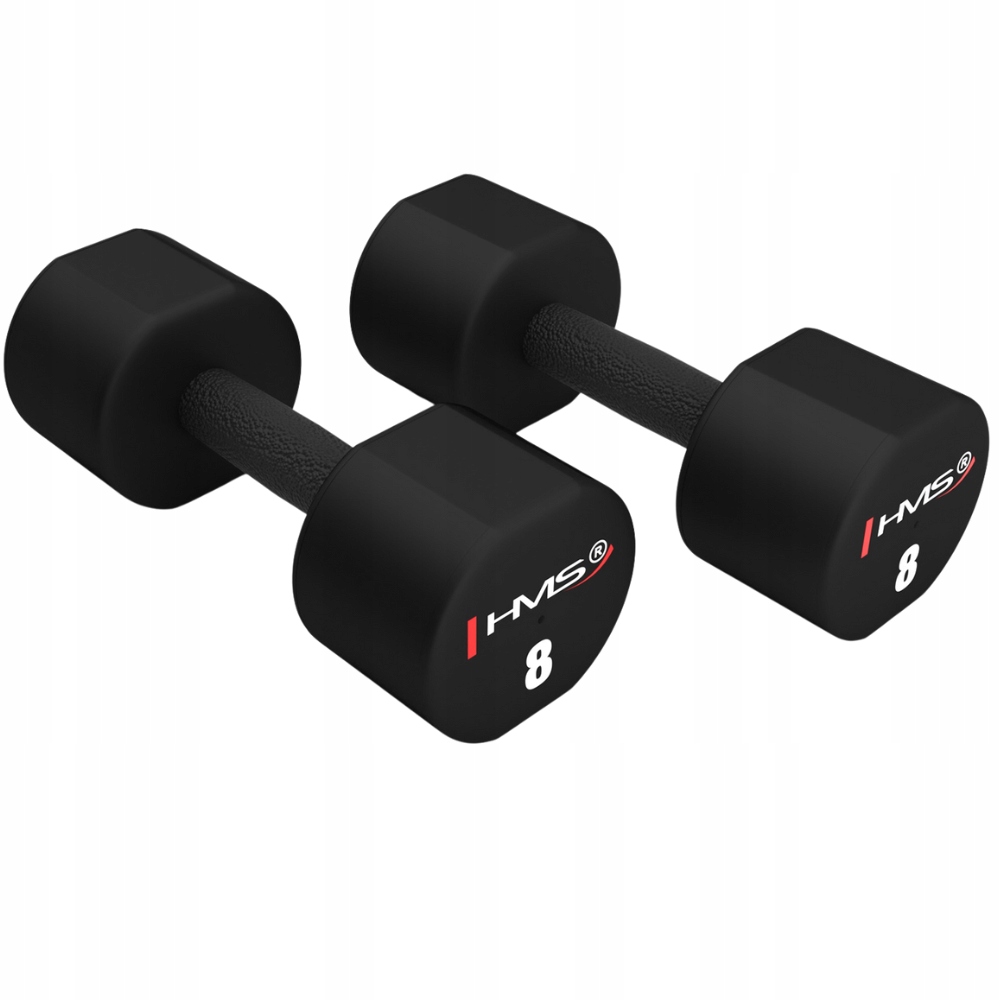 Hantle Hantelki Ciężarki Poliuretanowe Tpu 2x8 Kg HPT08 Hms