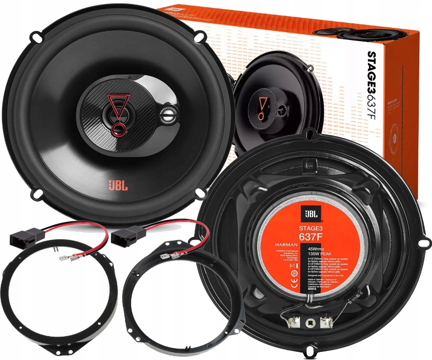 JBL STAGE3 637 GŁOŚNIKI 3DROŻNE OPEL SIGNUM VECTRA B C ZAFIRA A B PRZÓD