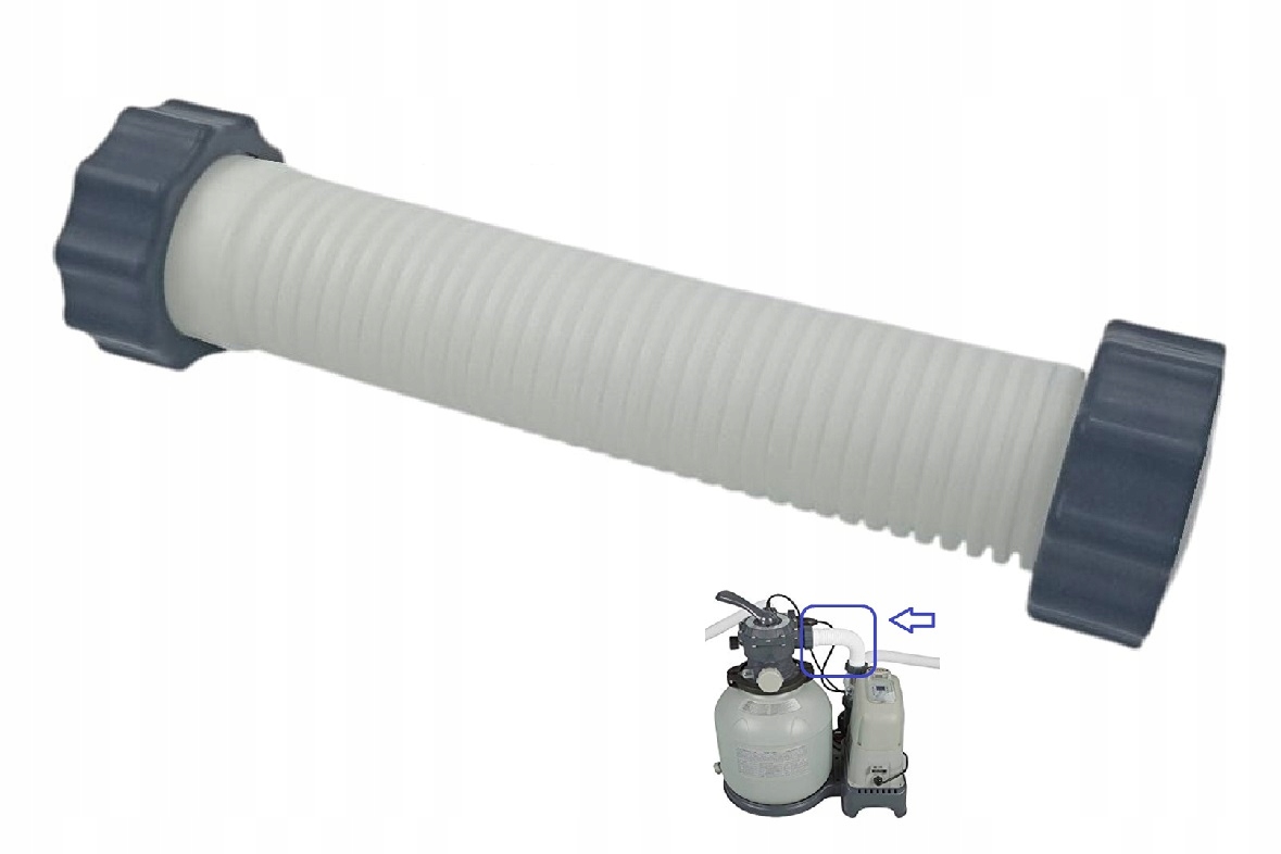 Hadice spojující hlavu s motorem pro pískovou pumpu chlorinátoru Intex 28676