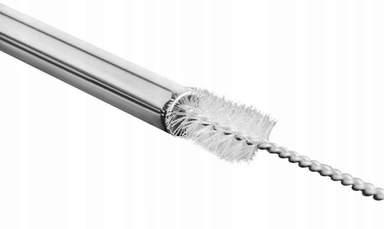 10x SŁOMKI RURKI METALOWE WIELORAZOWE DO PICIA EKO CZYŚCIK Średnica 0.7 mm