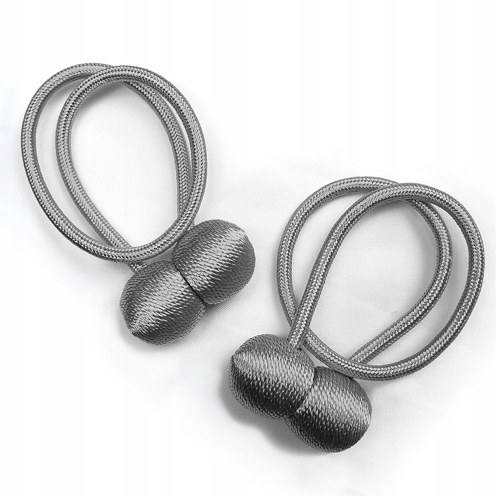 SPINKA KLAMRA MAGNES UPIECIE do FIRAN ZASŁON szary Marka inna