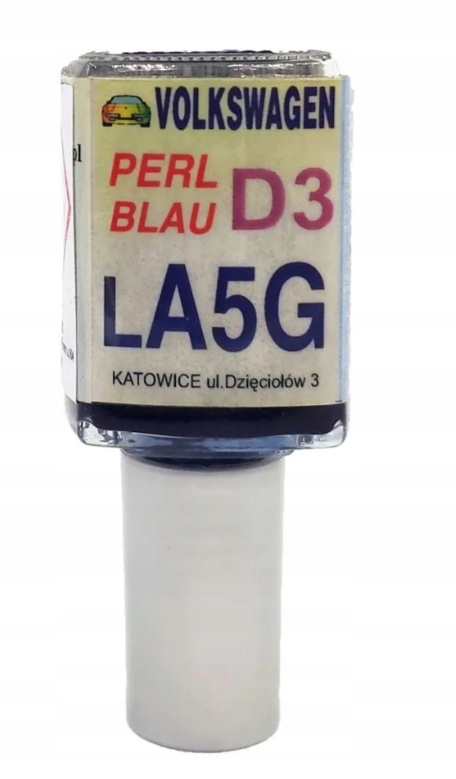 Zaprawka do rys 10ml AUDI VW SEAT A5G LA5G D3 BLU SAPHIR PEARL