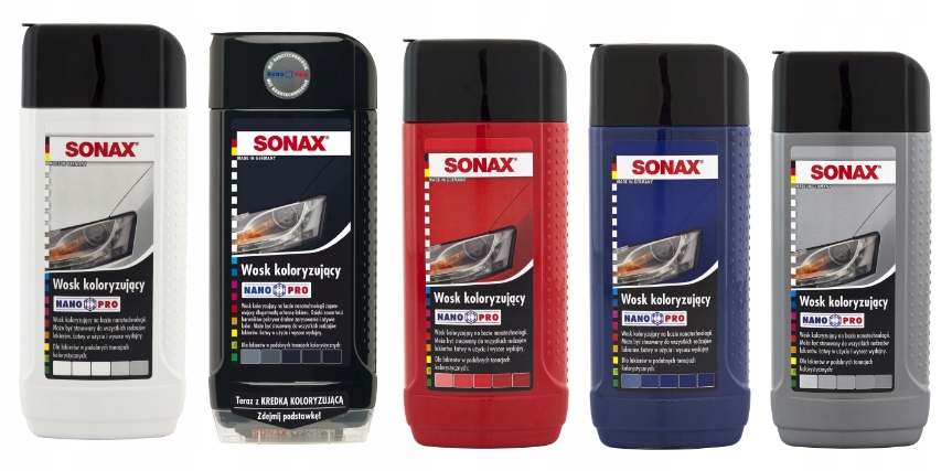 SONAX WOSK KOLORYZUJĄCY NIEBIESKI 500ML Producent Sonax