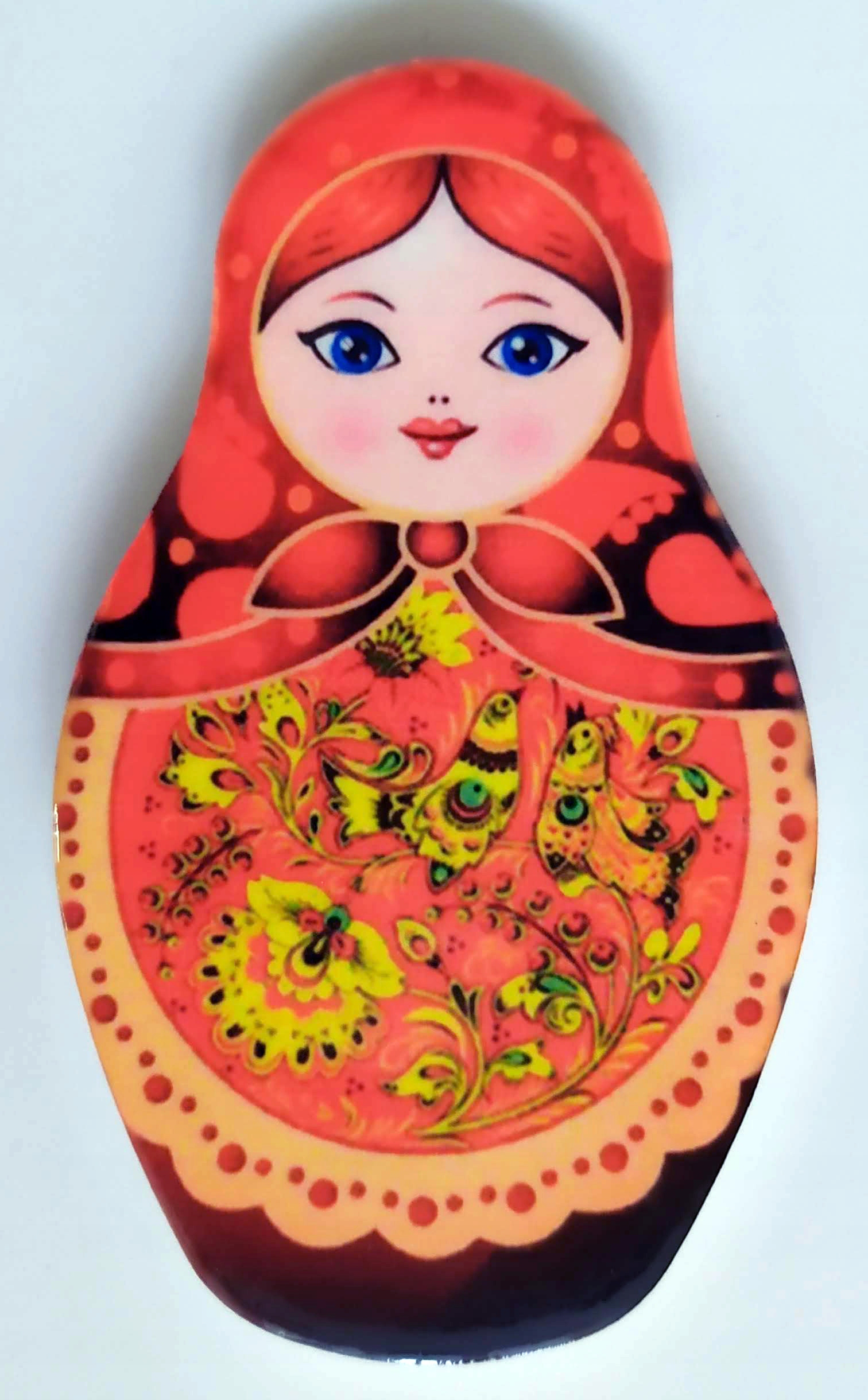 

Matrioszka Magnes na lodówkę (ceramiczny)
