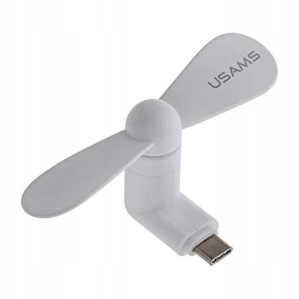 

Usams Wiatraczek Usb-c biały/white TCMF02