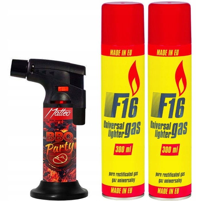 

Zestaw Palnik Gazowy Matteo 196012 2x Gaz 300ml