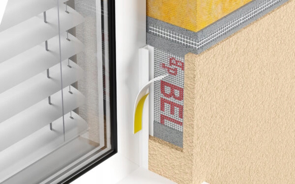 Listwa przyokienna z siatką APU 2,5m Antracyt RAL Długość 2.5 m