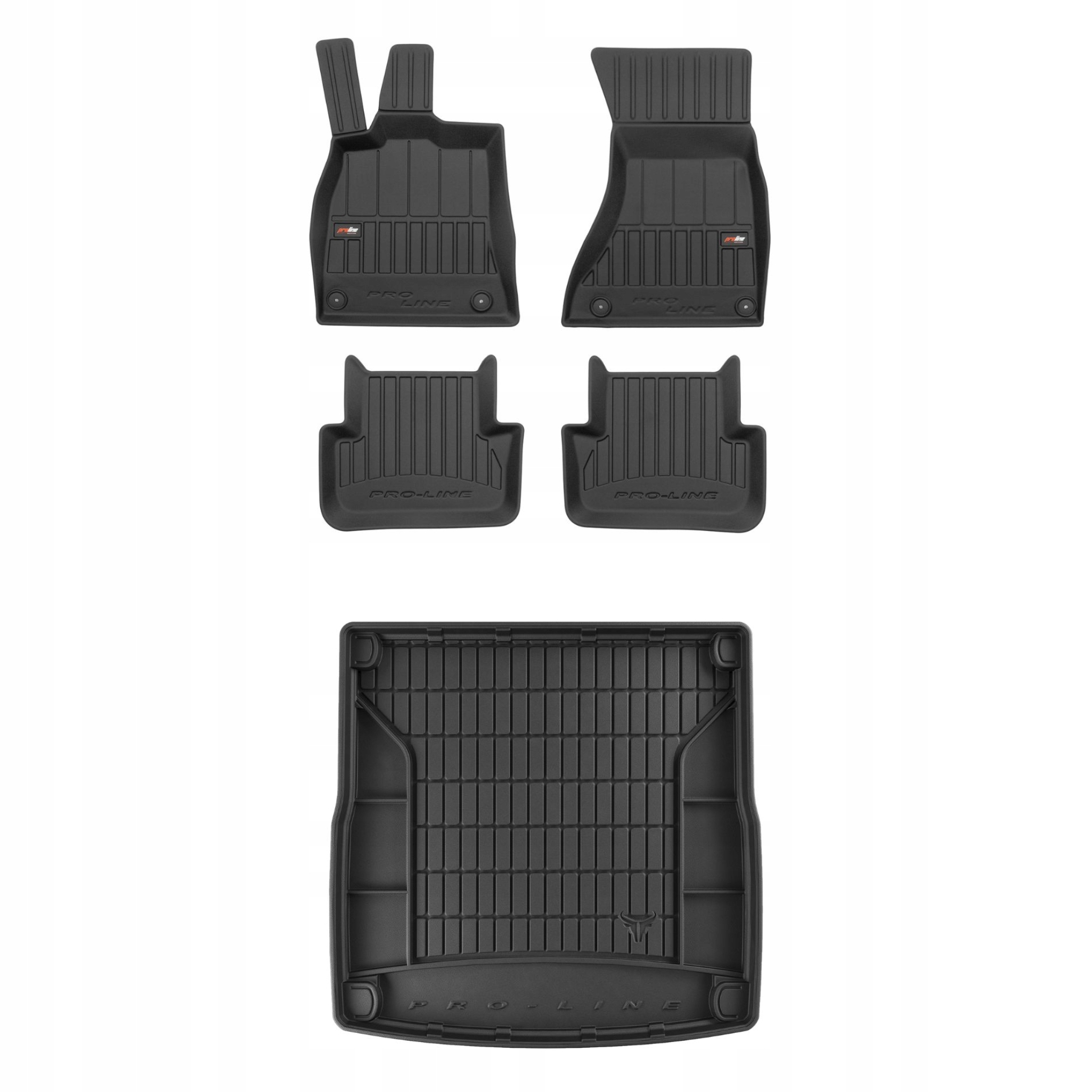 Sada gumových koberců a rohoží pro Audi A4 B8 07-15