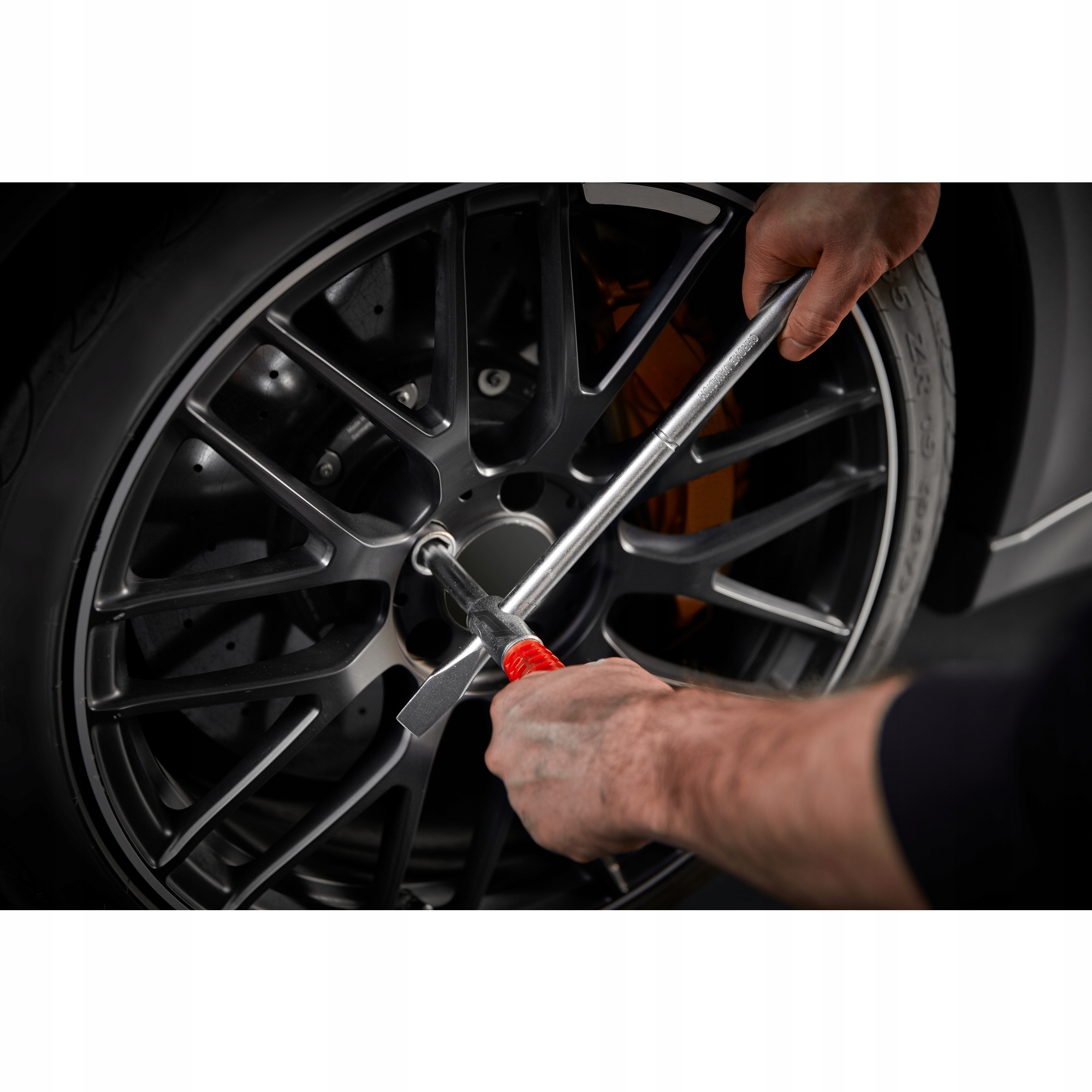 KLUCZ DO KÓŁ TELESKOPOWY Krzyżakowy 17/19/21/23 mm + etui Formula1 MOCNY Marka inna