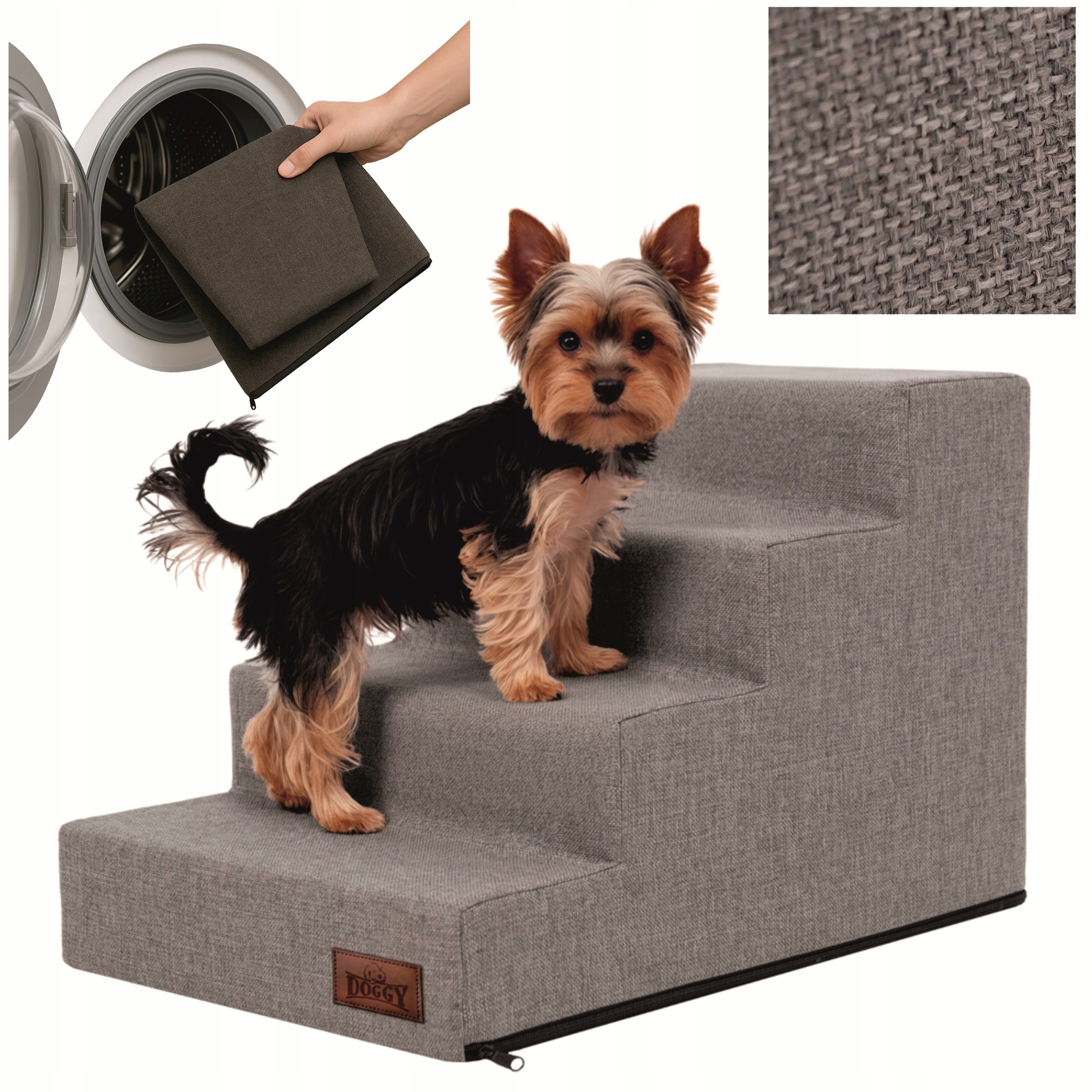 Schůdky Pro Psa Schody pro psy a kočky Rampa Protiskluzová, 4 stupně 40 cm