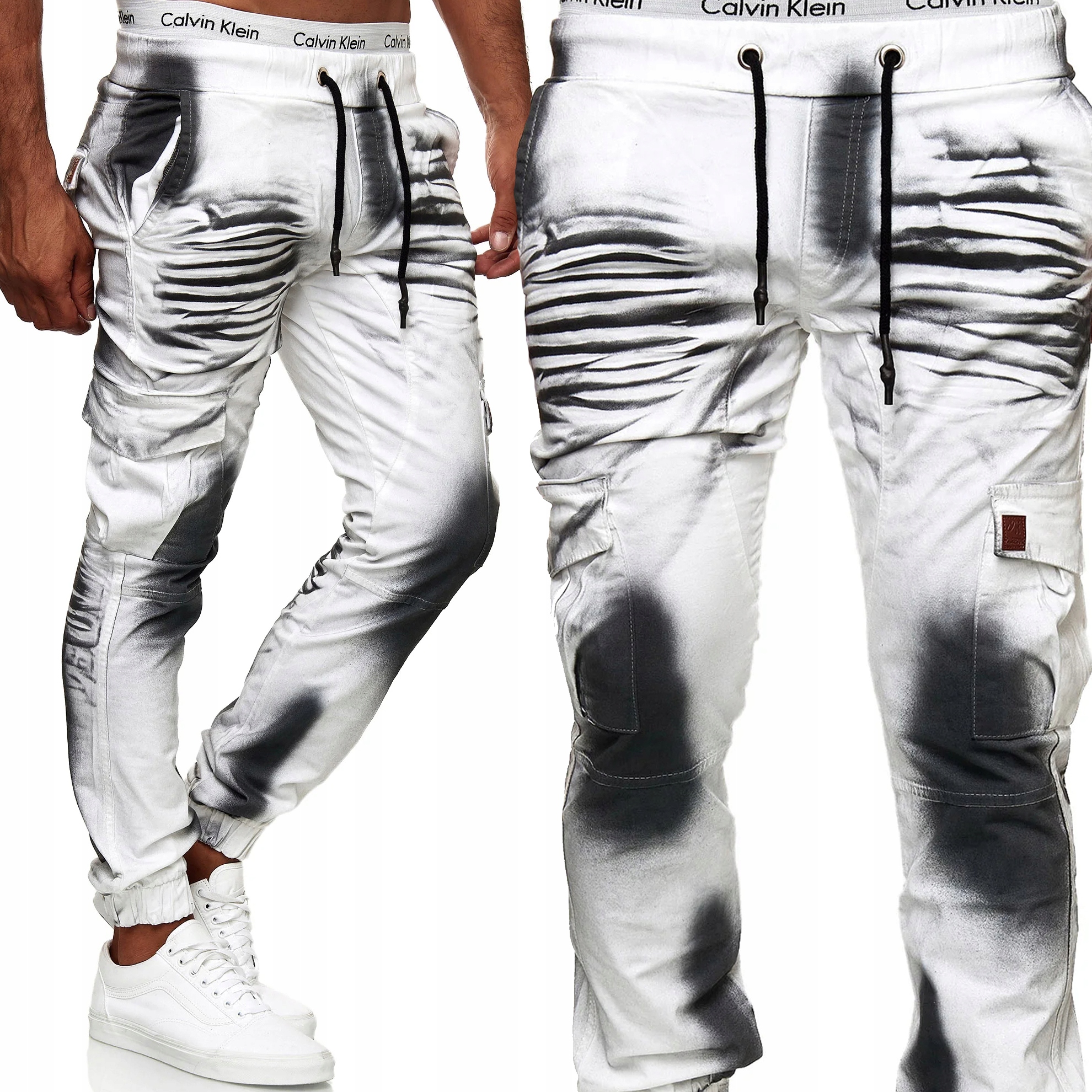 Pánské kalhoty Joggery Džíny Kapsáče Slimfit