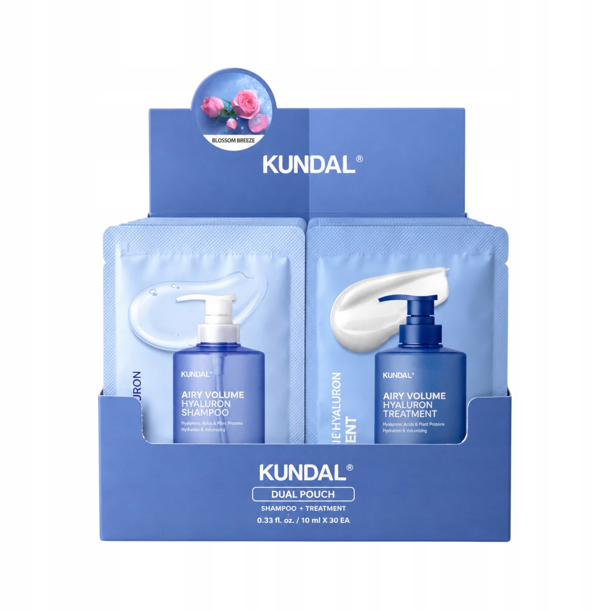 Kundal Sada sáčků pro péči o vlasy Blossom Breeze 30 x 10 ml