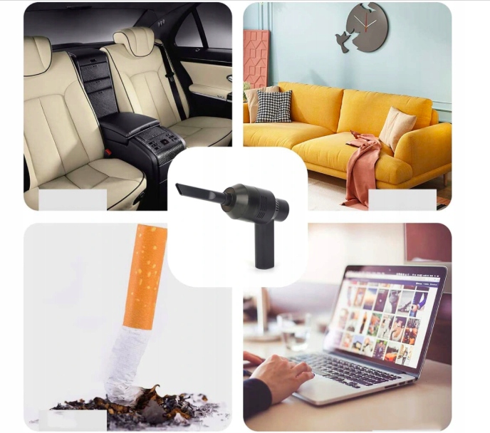 MINI ODKURZACZ NA USB do KLAWIATURY LAPTOPA PC Pojemność 100 ml