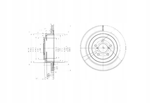 ТОРМОЗНІ ДИСКИ ГАЛЬМІВНЕ DELPHI HAM67ooaeo8o6700ae081
