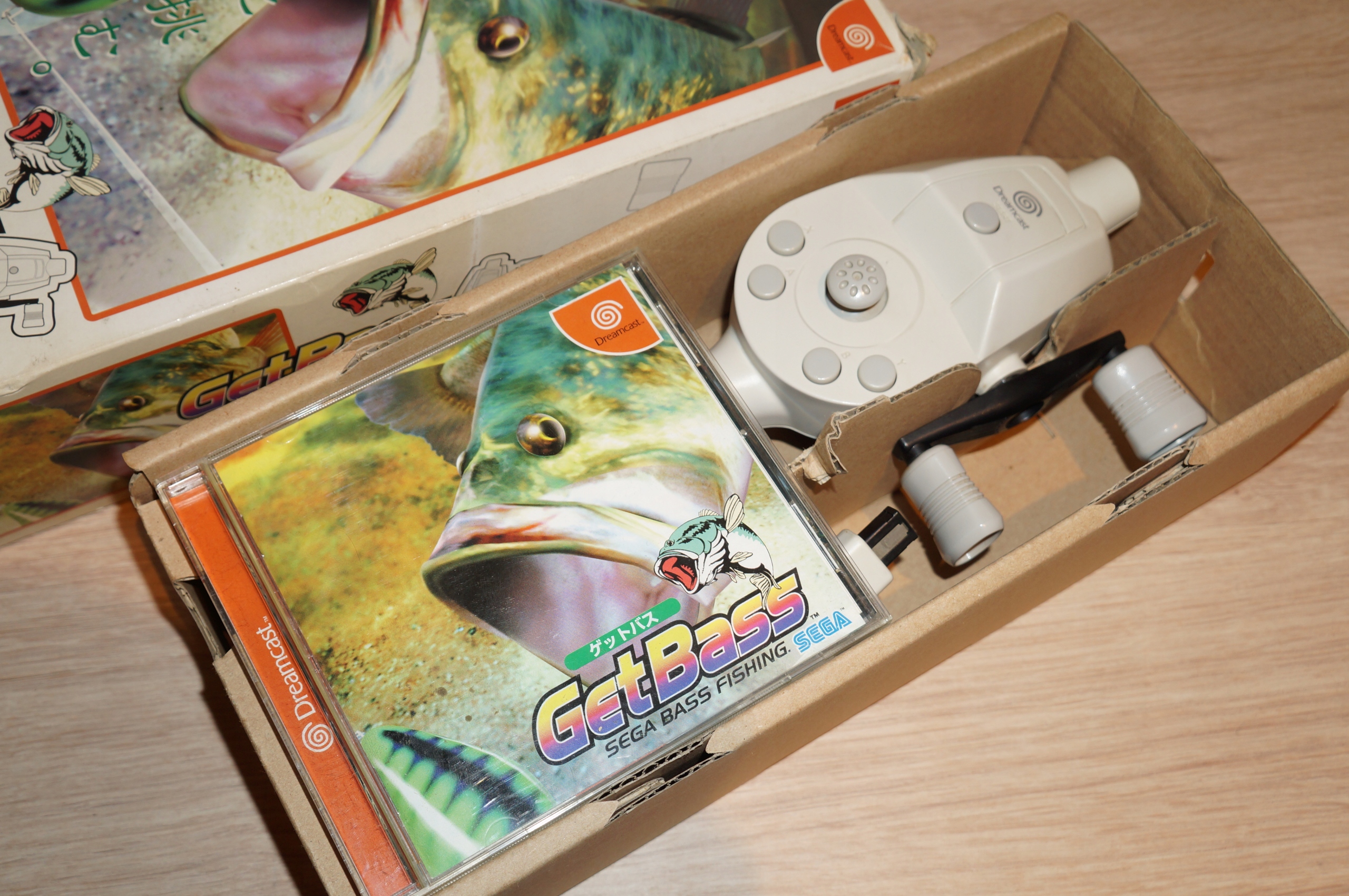 Wędka SEGA DREAMCAST HKT-7801 BOX Kontroler SEGA BASS Fishing