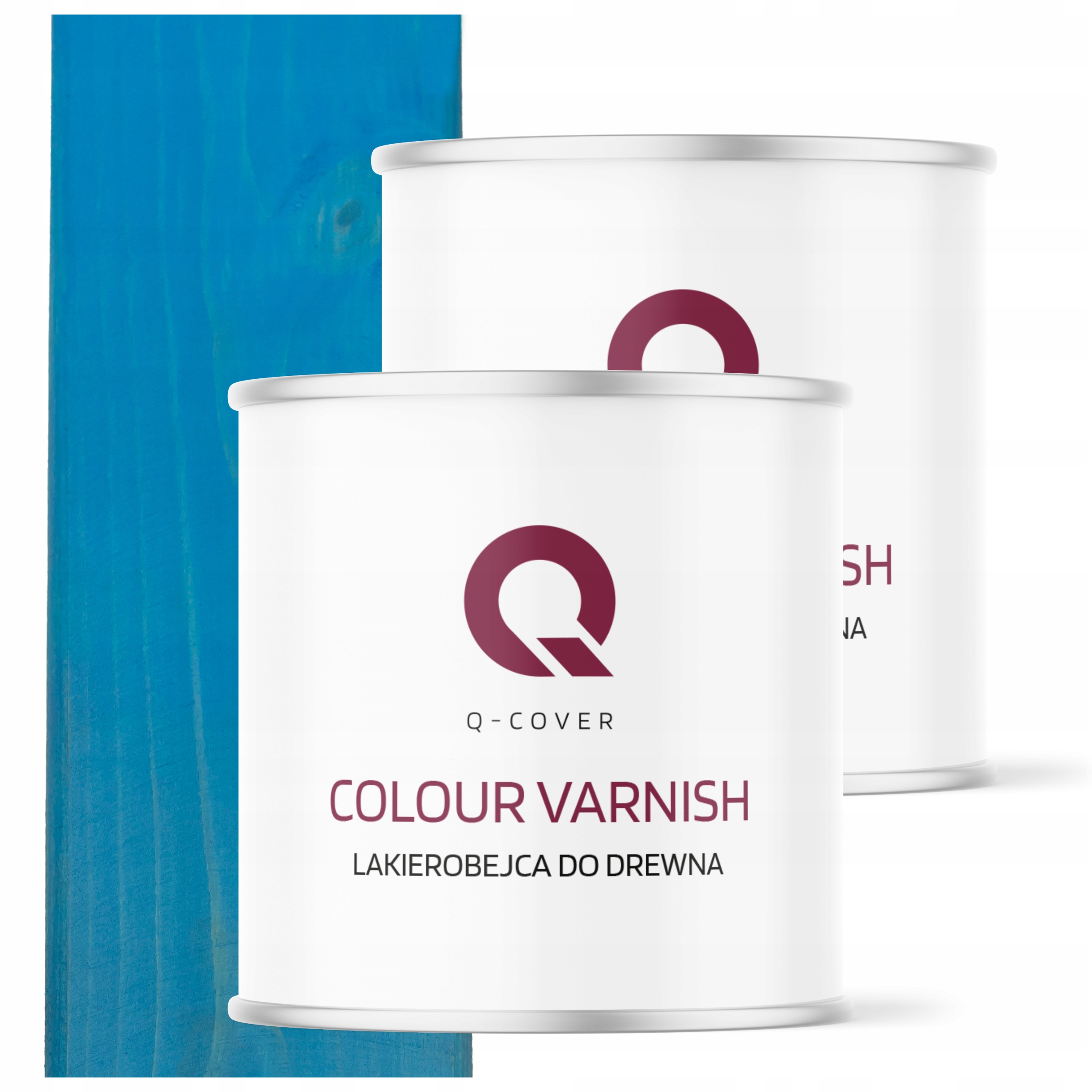 Lakierobejca na drevo záhradného nábytku Dekoratívna modrá polomatná 2,5L Uv