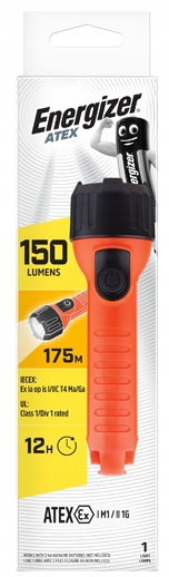 

Latarka Energizer Atex Indus Flashlight 150 Lumens
