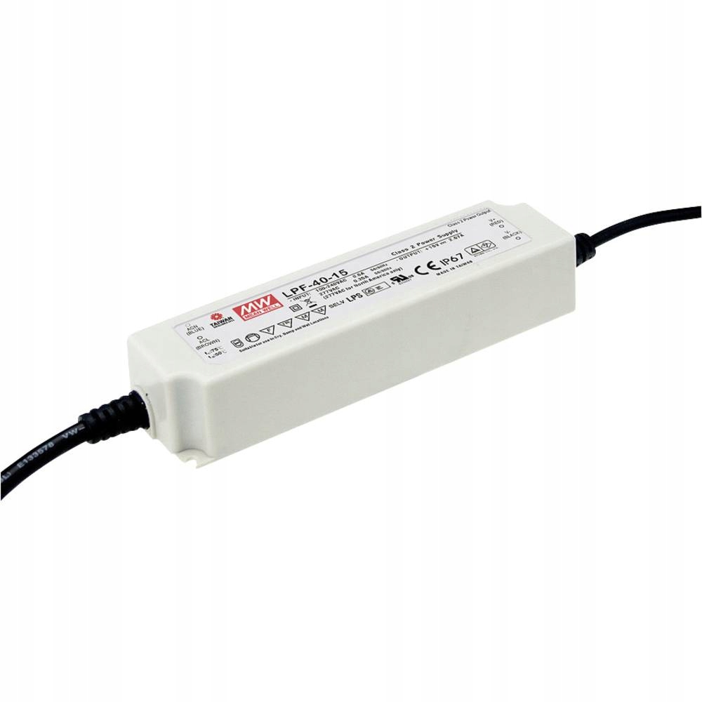 Mean Well Ac-dc Led driver s jedním výstupem Mix režim (CV+CC); Výstup 12Vdc at