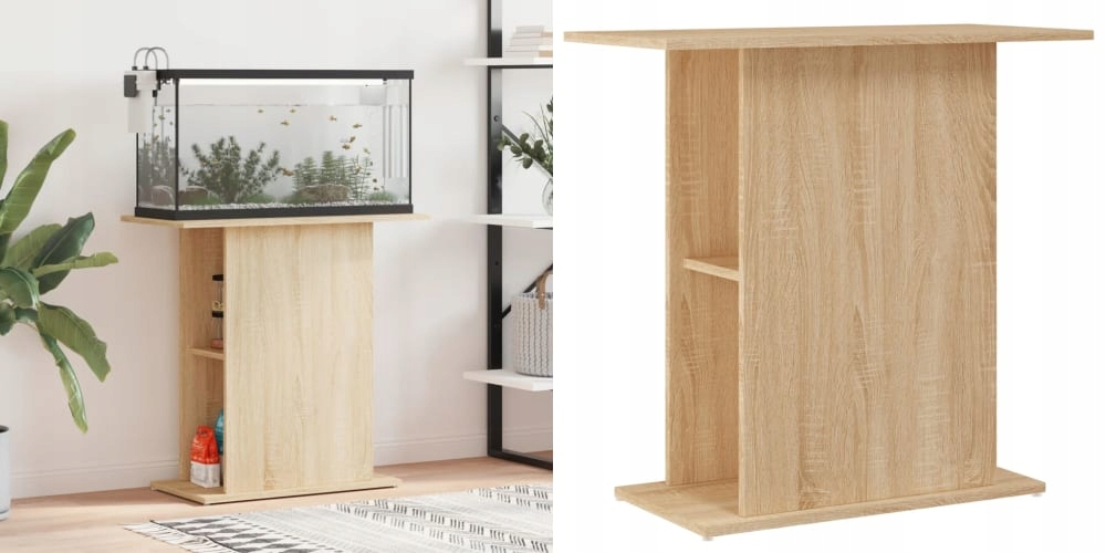 Levně Dub sonoma, Skříňka pod akvárium, 5 cm, 75x36x72