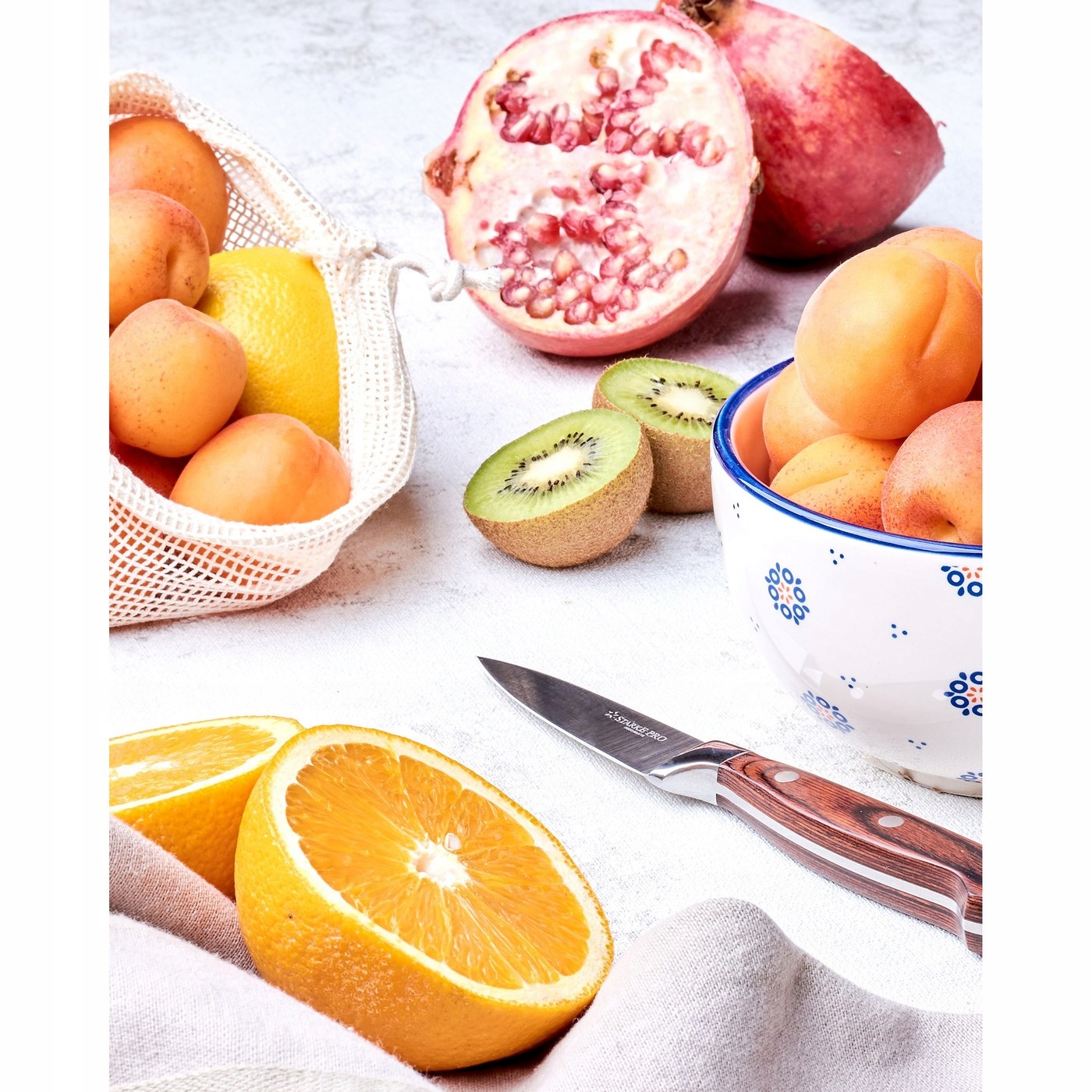 Woreczki bawełniane  No Waste 6 szt. różne rozmiary — 6