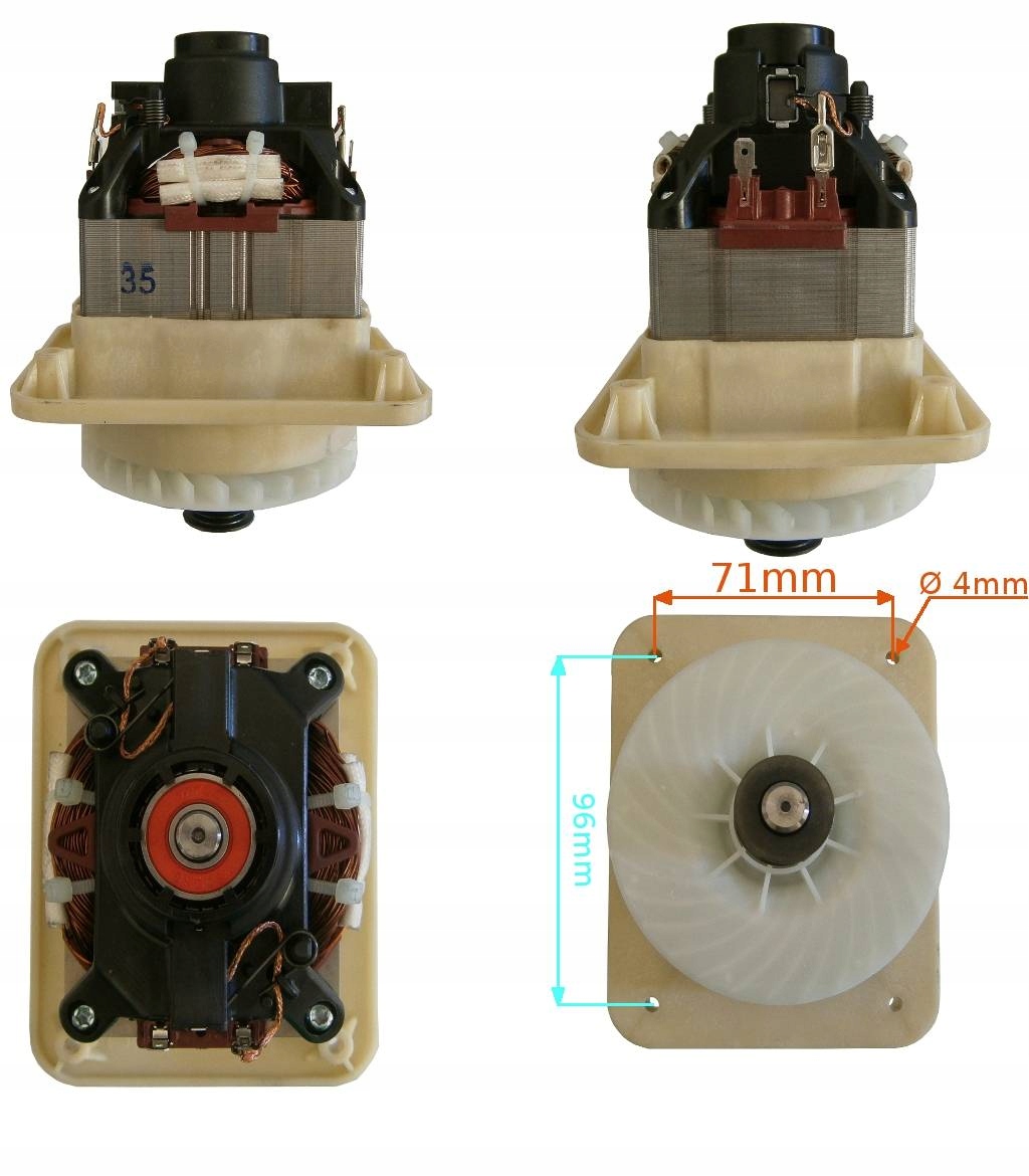 SILNIK KOSIARKI LIDER HANDY HECHT LM-C3209 1000W Typ silnik